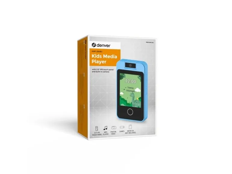 Denver KMP-284BU 2.8 Zoll IPS-Touchscreen, Blau