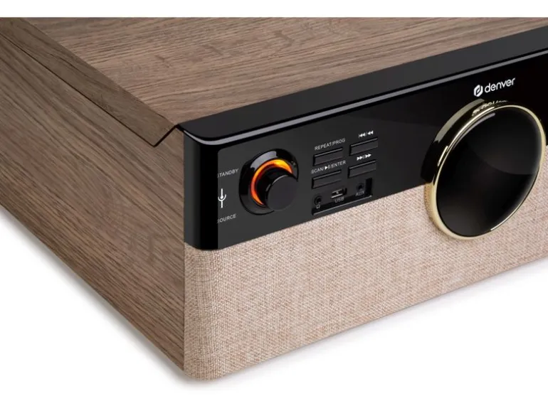 Denver MRD-180 Retro, DAB+, FM, Plattenspieler, CD, Kassette