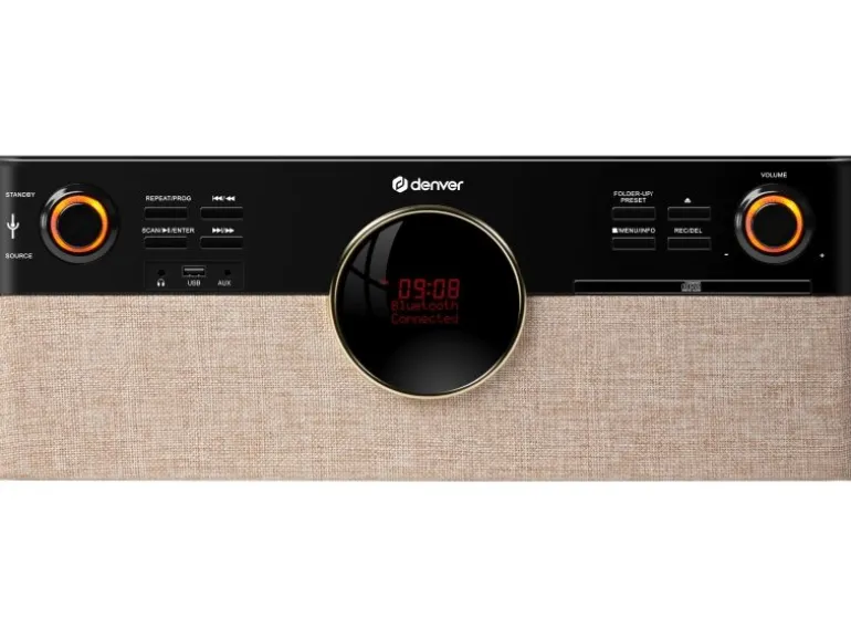 Denver MRD-180 Retro, DAB+, FM, Plattenspieler, CD, Kassette