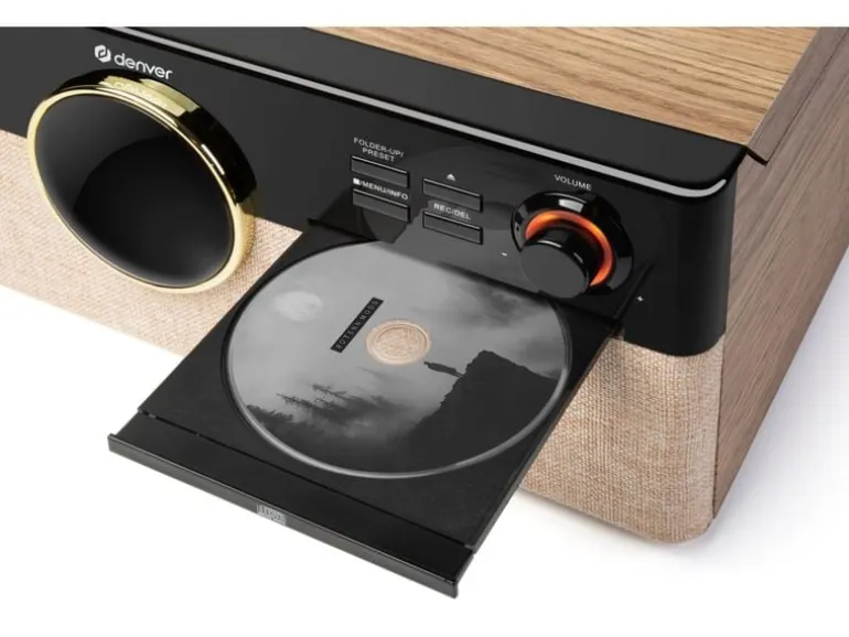 Denver MRD-180 Retro, DAB+, FM, Plattenspieler, CD, Kassette