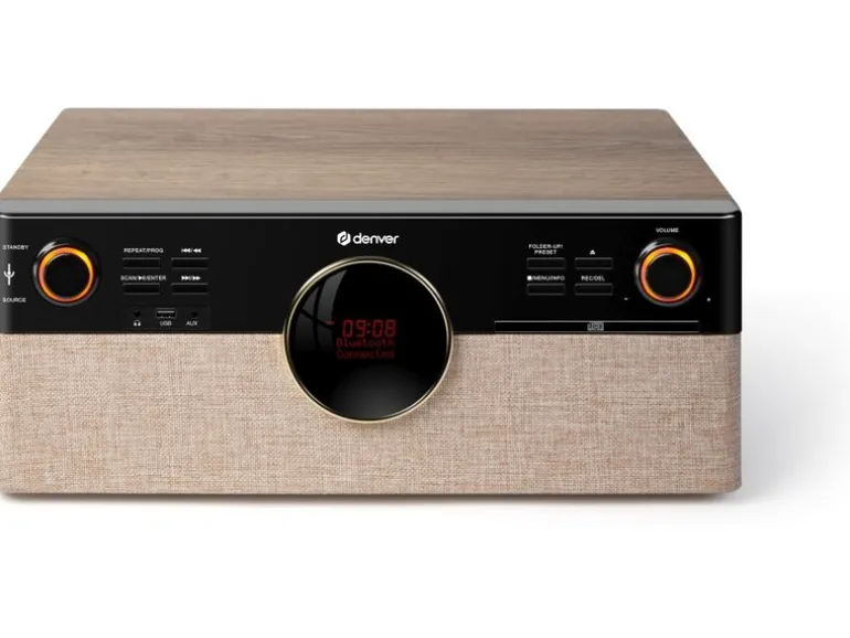 Denver MRD-180 Retro, DAB+, FM, Plattenspieler, CD, Kassette
