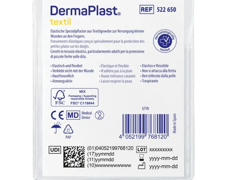 DermaPlast Fingerschnellverband DermaPlast Textil