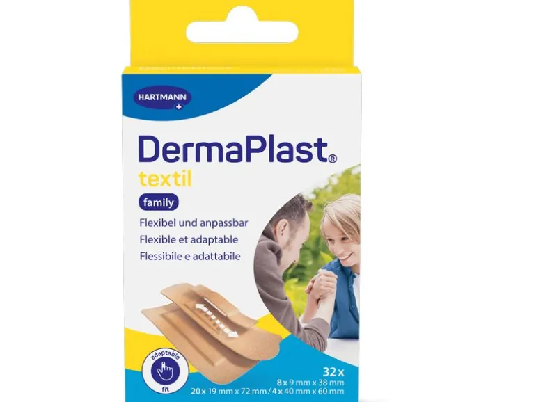 DermaPlast Pflaster Textil Family Strips ass