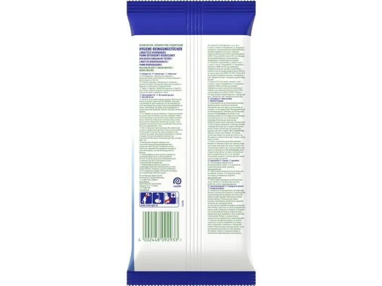 Dettol Desinfektion Hygiene-Reinigungstücher 60 Stück