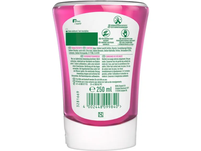 Dettol Seife No-Touch Nachfüller Gartenfrüchte 250 ml