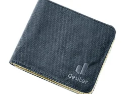 deuter Wallet schwarz mit Kartensteckfächern und Münzfach
