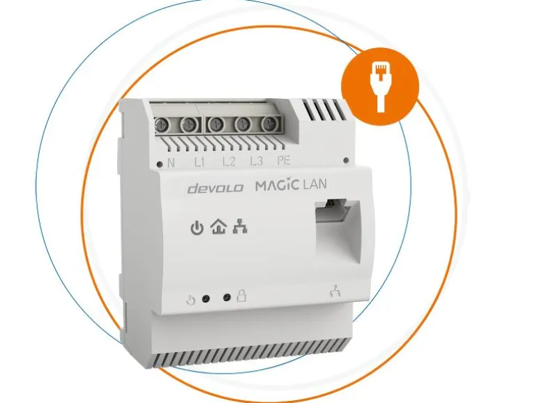 devolo Powerline Magic 2 LAN DINrail