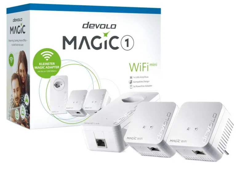 devolo Powerline Magic 1 WiFi mini Multiroom Kit