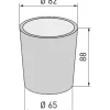 diaqua® Zahnputzbecher de Luxe Durchscheinend