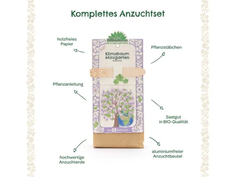 Die Stadtgärtner Anzuchtset Klimabaum