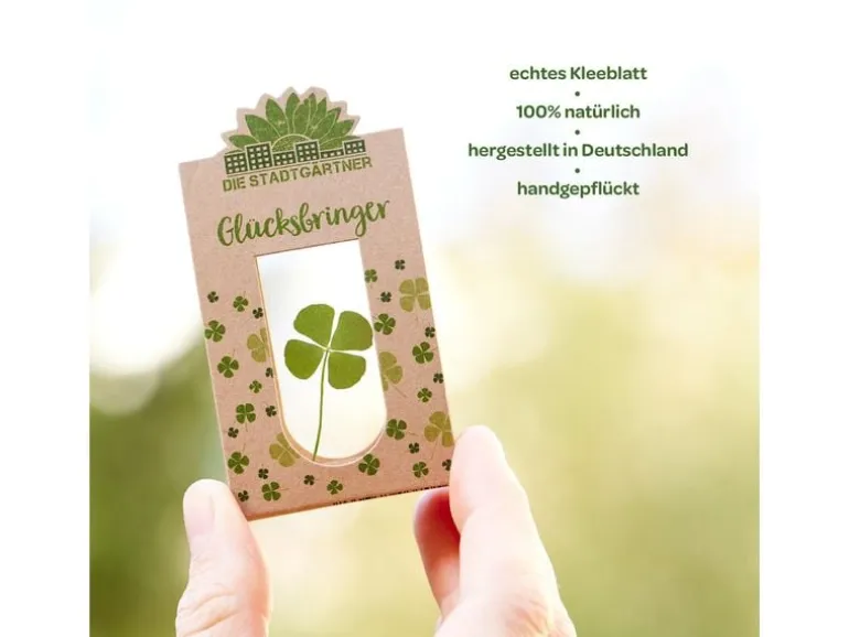 Die Stadtgärtner Glücksbringer Kleeblatt