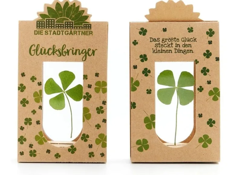 Die Stadtgärtner Glücksbringer Kleeblatt