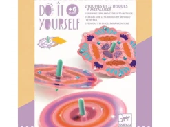 DJECO Bastelset Kreisel Flower Power