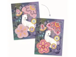 DJECO Bastelset Mosaik Unterholz Moosgummi-Sticker