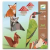 DJECO Bastelset Origami Waldtiere, Papierkunst, 24 Tiere