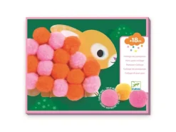 DJECO Pompoms Collagen Tiere Grosse
