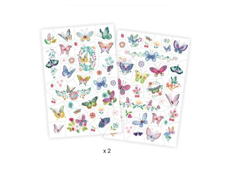 DJECO Tattoos Traumschmetterlinge