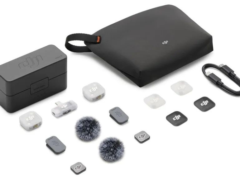 DJI Mikrofon Mic Mini 2 2 TX, 1 Mobile RX, Ladeschale