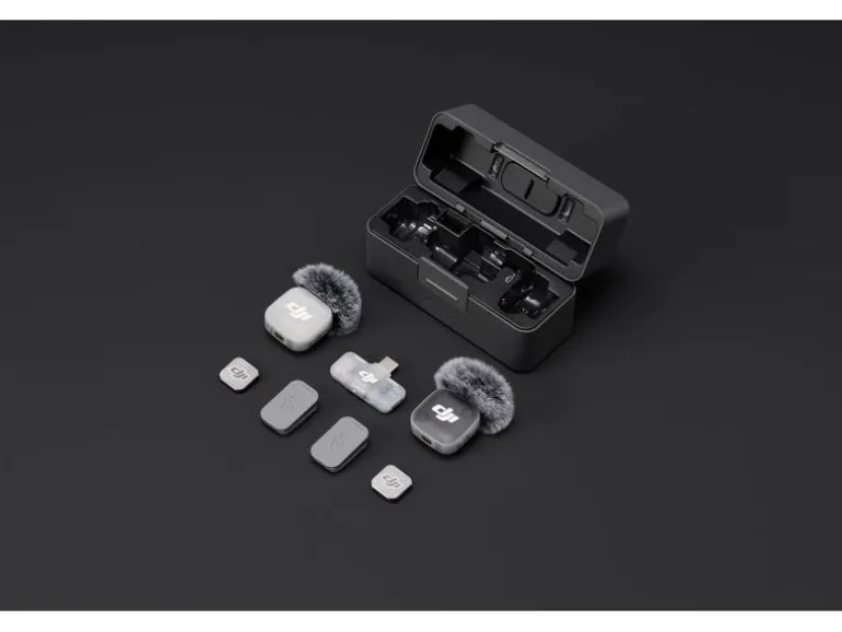 DJI Mikrofon Mic Mini 2 2 TX, 1 Mobile RX, Ladeschale