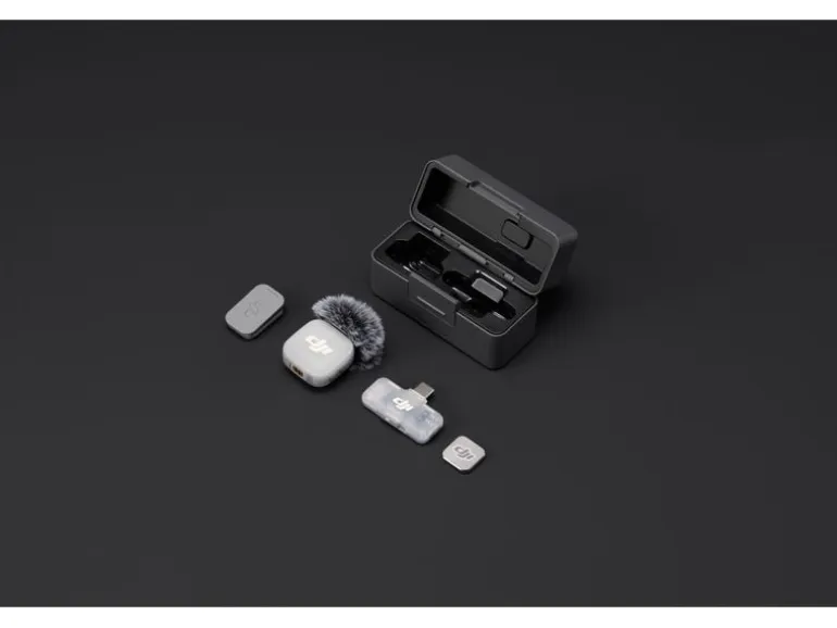 DJI Mikrofon Mic Mini 2 1 TX, 1 Mobile RX, Ladeschale
