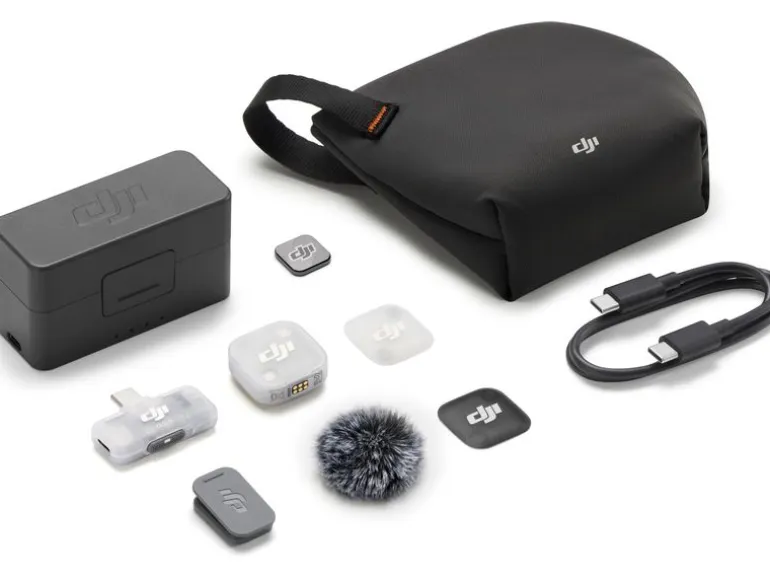 DJI Mikrofon Mic Mini 2 1 TX, 1 Mobile RX, Ladeschale