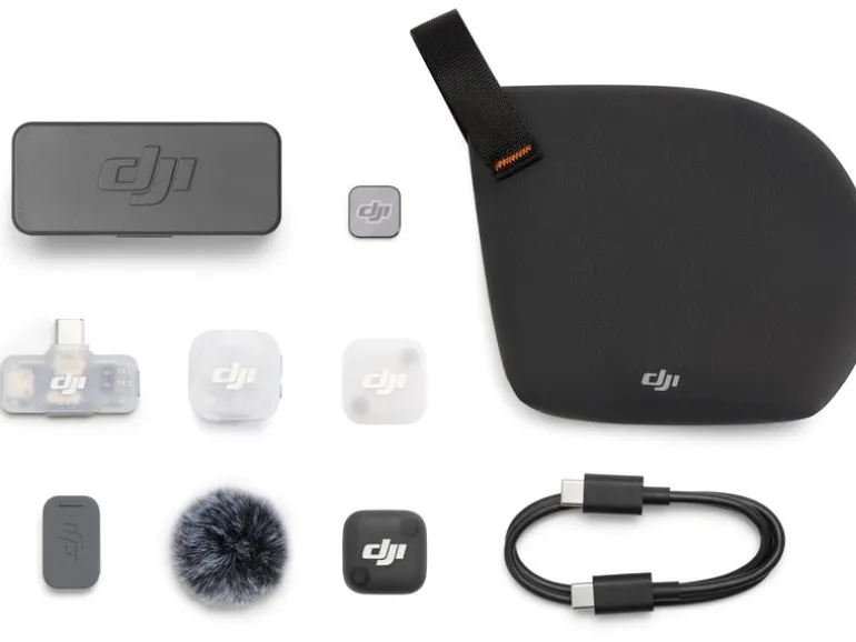 DJI Mikrofon Mic Mini 2 1 TX, 1 Mobile RX, Ladeschale