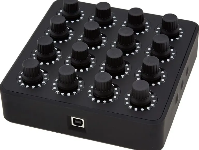 DJ Techtools Midi Fighter Twister 16 Push-Encoder, schwarz