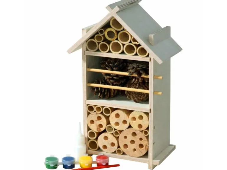 dobar Insektenhotel Bastelset, 16 x 9.5 x 28 cm