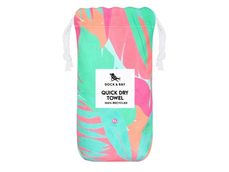 Dock & Bay Badetuch Hot Tropics XL, Mehrfarbig