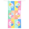 Dock & Bay Badetuch Smiley XL, Mehrfarbig