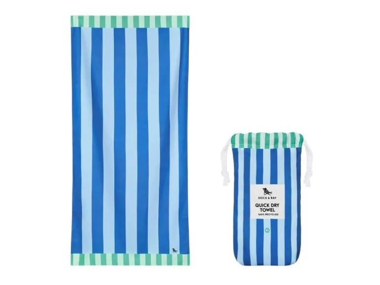 Dock & Bay Badetuch XL, Blau