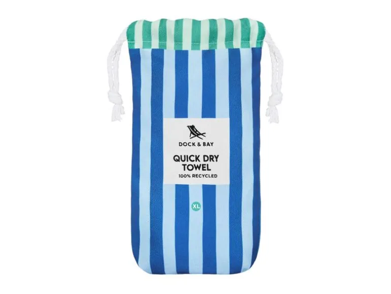 Dock & Bay Badetuch XL, Blau