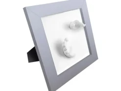 Dooky 3D-Abdruckset Happy Hands Deluxe Silber, 23 x 23 cm
