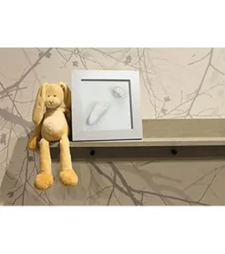 Dooky 3D-Abdruckset Happy Hands Deluxe Silber, 23 x 23 cm