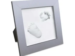 Dooky 3D-Abdruckset Happy Hands Deluxe Silber, 23 x 23 cm