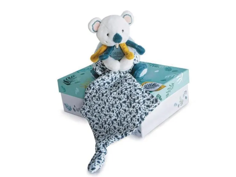 DouDou et compagnie Geschenkset Koala Schmusetuch 15cm