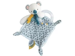 DouDou et compagnie Geschenkset Koala Rassel mit Schmusetuch 22 cm
