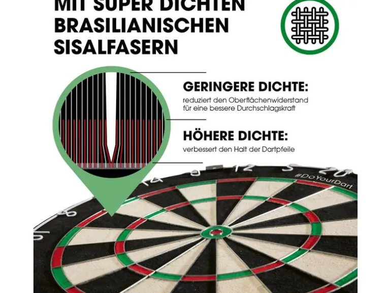 DoYourDart Dartboard mit Dart-Surround 45 cm