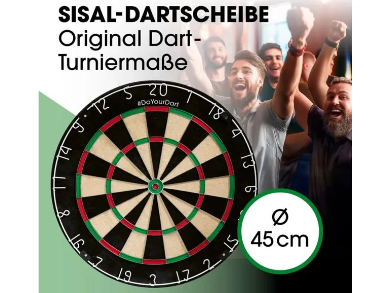 DoYourDart Dartboard mit Dart-Surround 45 cm