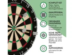 DoYourDart Dartboard mit Dart-Surround 45 cm