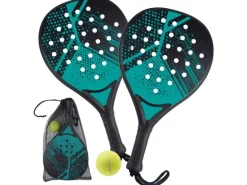 DoYourSports Padelschläger 46.5 cm Starter Set 4-tlg. Schwarz