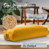 DoYourYoga Yoga-Bolster Paravati mit Bio-Dinkelspelz Gelb