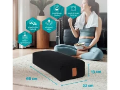 DoYourYoga Yoga-Bolster Paravati Schwarz