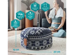 DoYourYoga Yoga-Kissen Vishnu Buchweizenschalen, Mehrfarbig