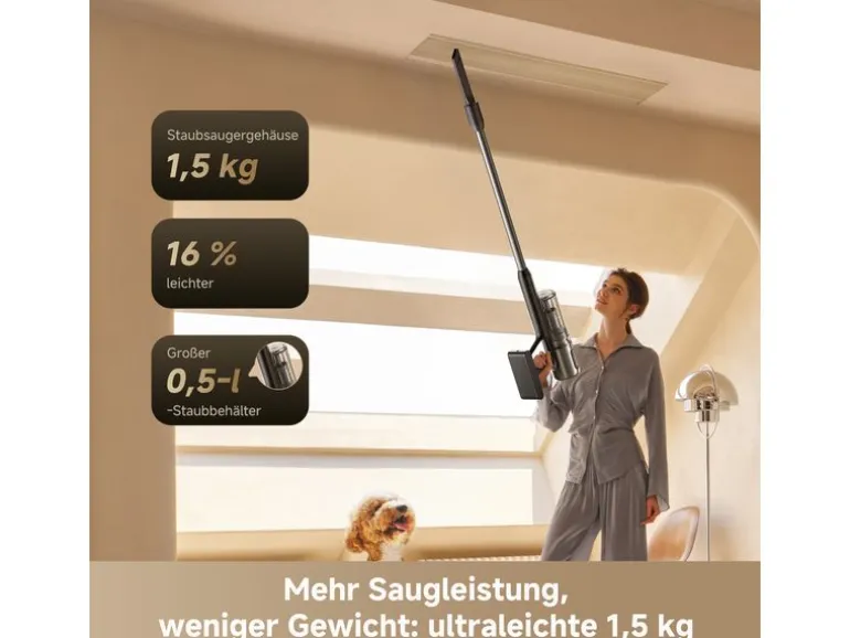 Dreame Akku-Hand- und Stielsauger R20 Slim Schwarz