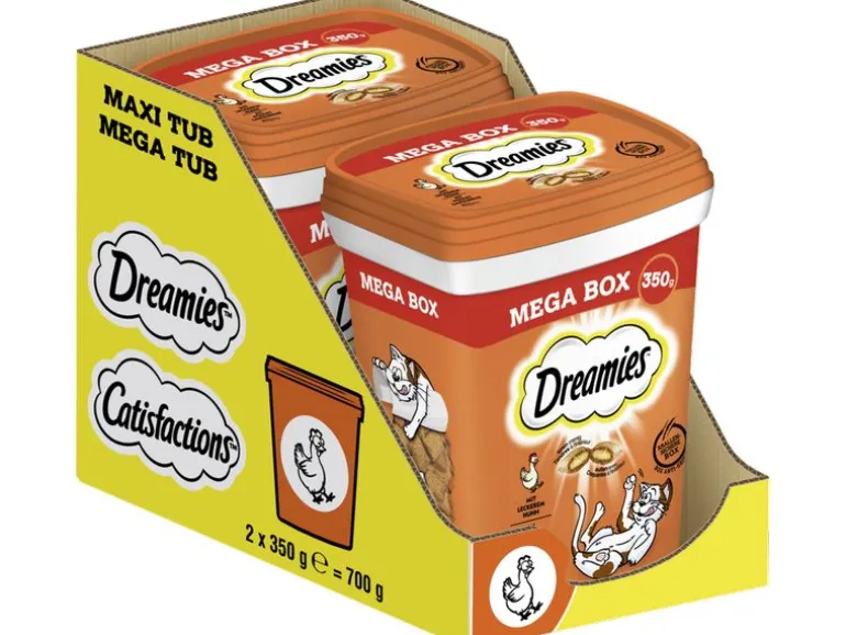 Dreamies Katzen-Snack Box Huhn 350 g