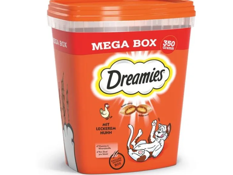 Dreamies Katzen-Snack Box Huhn 350 g