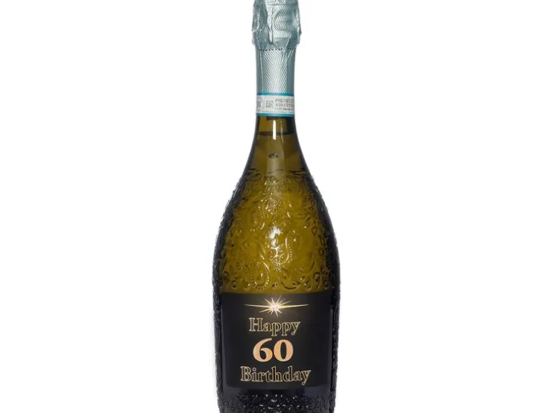 Dreams and Fantasy Geschenkidee Prosecco dark Happy Birthday 60 750 ml