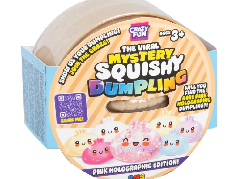 Dreams and Fantasy RMS Mystery Squishy Dumpling Pink Holographic