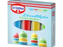 Dr.Oetker Lebensmittelfarben-Set Blau/Rot/Grün/Gelb